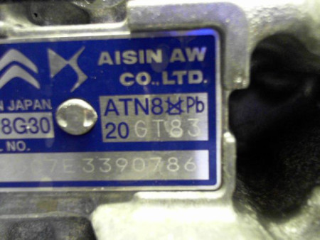 BOITE A VITESSE AUTOMATIQUE CITROEN C5 AIRCR. 1.2 PureTech 130