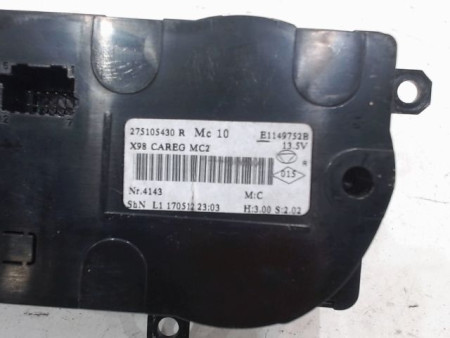 COMMANDE DE CHAUFFAGE RENAULT CLIO