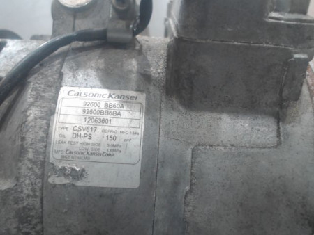 COMPRESSEUR AIR CONDITIONNE NISSAN QASHQAI