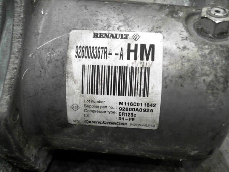 COMPRESSEUR AIR CONDITIONNE DACIA LODGY