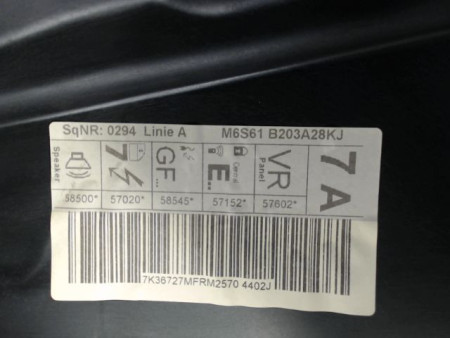 MECANISME+MOTEUR LEVE-GLACE AVANT DROIT FORD FIESTA