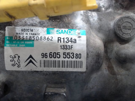 COMPRESSEUR AIR CONDITIONNE PEUGEOT 407