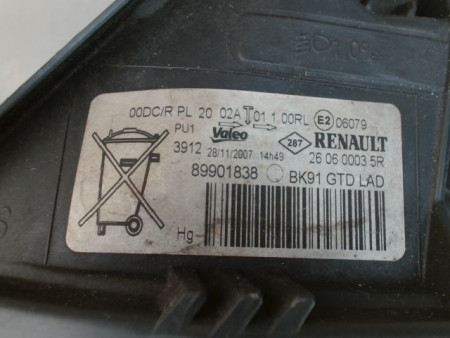 PHARE GAUCHE RENAULT LAGUNA
