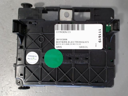 BOITE A FUSIBLES CITROEN C3