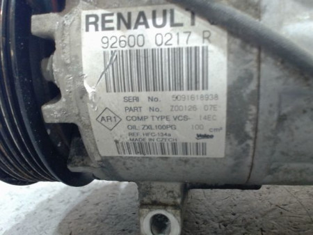 COMPRESSEUR AIR CONDITIONNE RENAULT CAPTUR