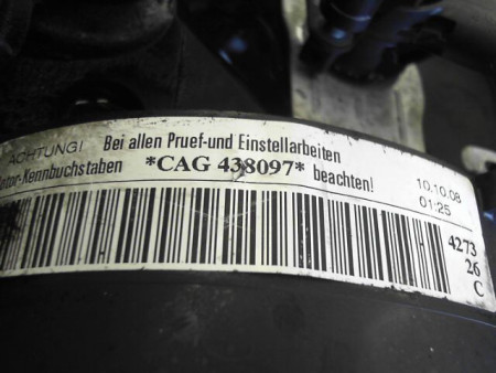 MOTEUR DIESEL AUDI A4 2.0 TDI
