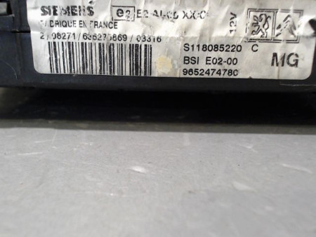 BOITIER GESTION HABITACLE PEUGEOT 206