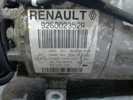 COMPRESSEUR AIR CONDITIONNE RENAULT CAPTUR