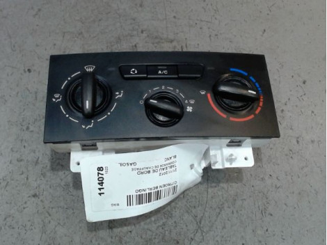 COMMANDE DE CHAUFFAGE CITROEN BERLINGO
