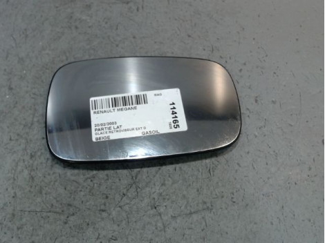 GLACE RETROVISEUR EXT D RENAULT MEGANE