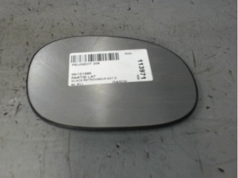 GLACE RETROVISEUR EXT D PEUGEOT 206