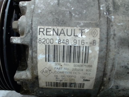 COMPRESSEUR AIR CONDITIONNE RENAULT TRAFIC