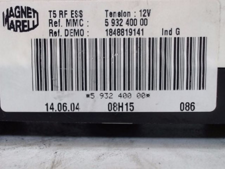 COMMANDE DE CHAUFFAGE PEUGEOT 307
