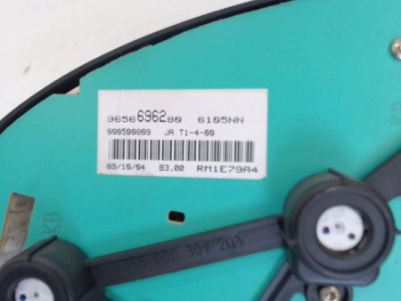 BLOC COMPTEURS PEUGEOT 206