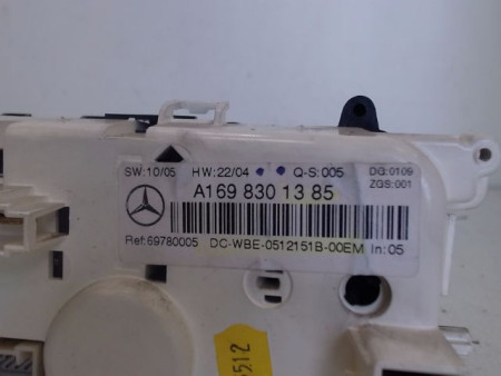 COMMANDE DE CHAUFFAGE MERCEDES CLASSE A 2004-