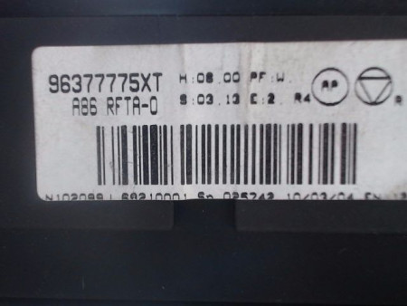 COMMANDE DE CHAUFFAGE CITROEN C3