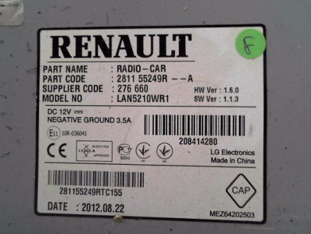 AUTORADIO RENAULT CLIO