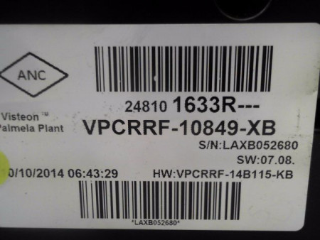BLOC COMPTEURS RENAULT CLIO