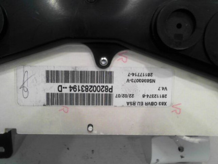 BLOC COMPTEURS RENAULT TRAFIC