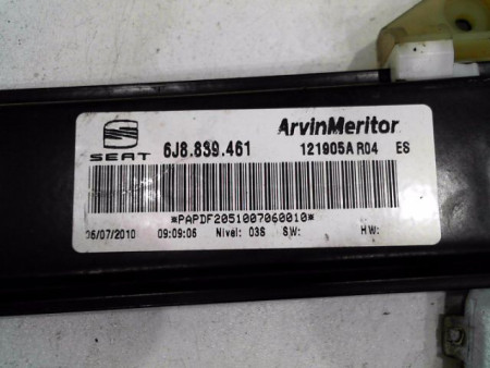 MECANISME LEVE-GLACE ARRIERE GAUCHE SEAT IBIZA 2008-