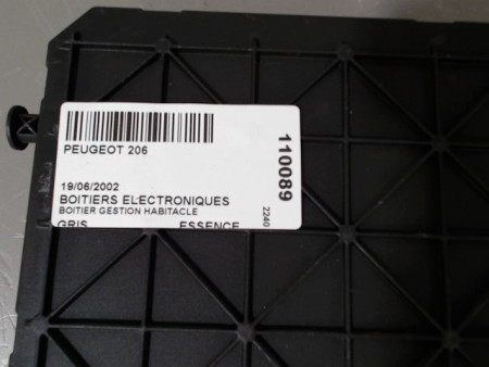 BOITIER GESTION HABITACLE PEUGEOT 206