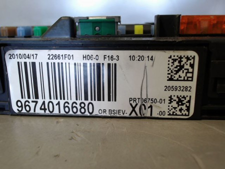 BOITIER GESTION HABITACLE CITROEN DS3