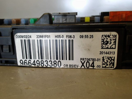 BOITIER GESTION HABITACLE CITROEN C3