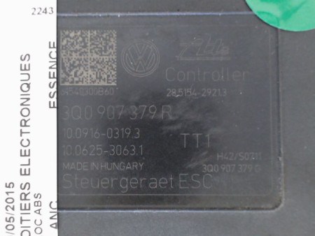 UNITE HYDRAULIQUE ABS VOLKSWAGEN GOLF VI 2008-