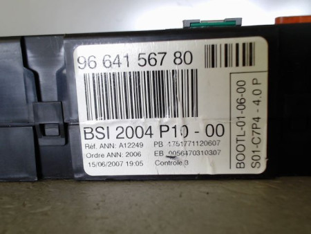BOITIER GESTION HABITACLE CITROEN C2 2003-