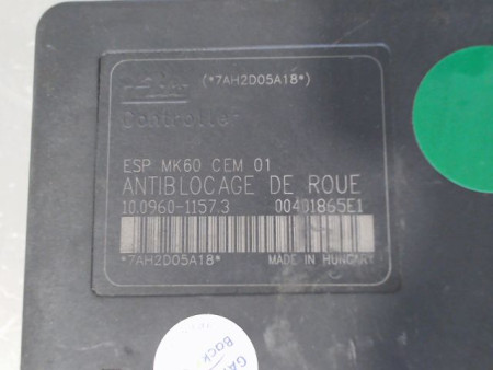 UNITE HYDRAULIQUE ABS PEUGEOT 206